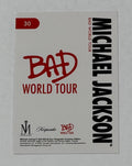 Michael Jackson ICONIC Billie Jean Red Jacket Kick BAD World Tour Card #30 FOTL — 02_back