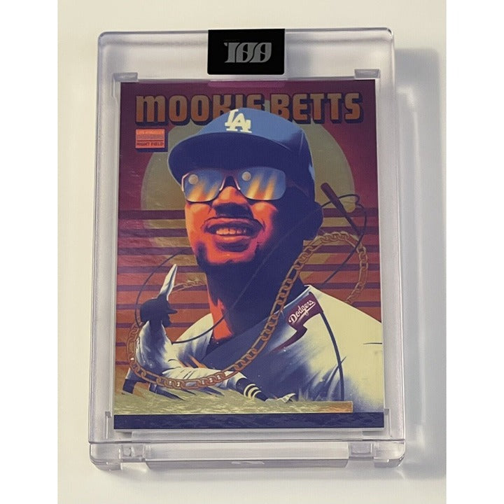 Project Topps Topps Project 100 - Mookie Betts 70 by Arno Kiss - Foil 100/100 MLB LA Dodgers