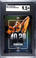2023-24 Topps Now Victor Wembanyama RC Youngest 40/20 NBA Spurs Card VW5 SGC 9.5 — 02_back