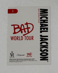 Michael Jackson FOTL BAD World Tour Card #3 Smooth Criminal Pose Keepsake — 02_back