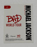 Michael Jackson FOTL BAD World Tour Card #61 ICONIC Live Performance Parallel — 02_back