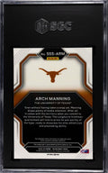 ARCH MANNING Prizm ARCH MANNING AUTO 2023-24 Prizm Draft Saturday STAR RATED Texas Longhorns SGC 9