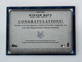 Steven Matz Topps /299 Steven Matz 2019 Topps Museum Collection Auto Relic SSDA-SMA MLB Mets