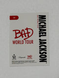 Michael Jackson ICONIC Billie Jean Kick Pose BAD World Tour Card #19 FOTL Rare — 02_back