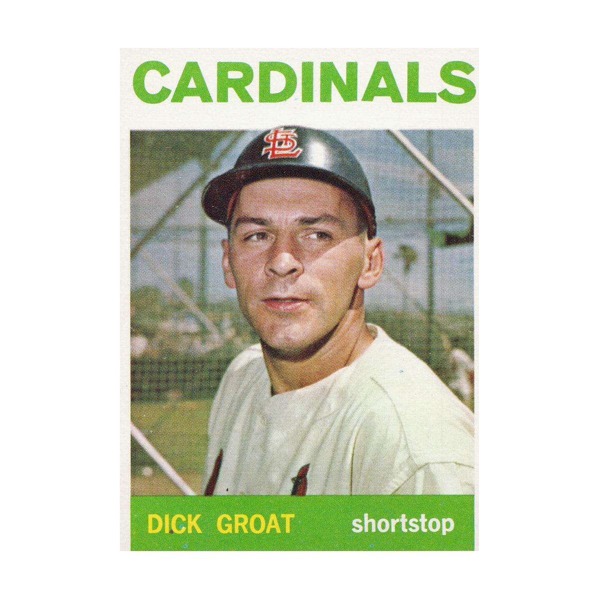 Dick Groat 1964 Topps #40 St Louis Cardinals HOF Shortstop Baseball Card