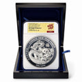 2023 40TH Anniversary 3 COIN Set China Panda Series Pure Silver - Signed By Fang — 03_serial