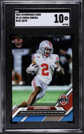 Brock Bowers Bowman U 8/75 Brock Bowers RC Auto - 2023 Bowman U Best Football Masterpieces - SGC 10/10