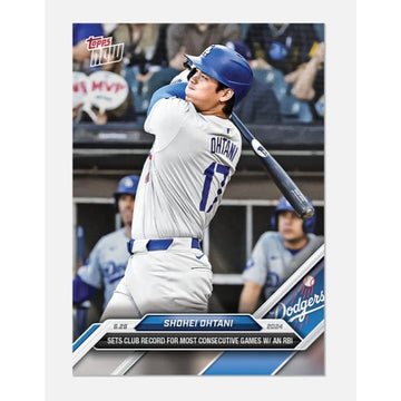 ONLY 8452 Printed Shohei Ohtani 2024 Topps NOW #351 MLB LA Dodgers RBI Streak