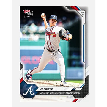 2048 PR JR Ritchie RC 2026 MLB Topps NOW® Card 113 Braves Historic MLB Debut