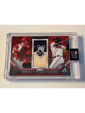 Ohtani Acuna Topps NOW relic sealed dual relic as titled SEALED DUAL Game-Used Base/Bat Relic 8/1