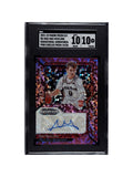 Mac McClung Panini Mac McClung 2021-22 Panini HD Prizm AUTO 19/20 SGC10 NBA SLAM DUNK CHAMP 76ers