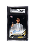 42/99 Zaccharie Risacher RC 2024 Topps Now NBA Draft Night D-1A NBA Hawks SGC 10 — clean white background