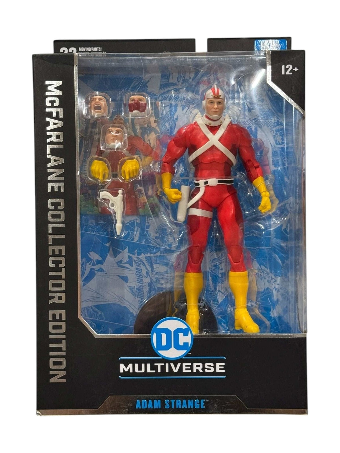 New-SEALED McFarlane DC Multiverse Adam Strange (Issue #33 or Chase) 7" — photoroom white