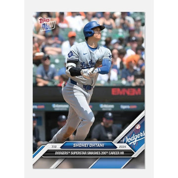 ONLY 9504 Printed Shohei Ohtani 2024 Topps NOW 413 MLB Dodgers 200th HR