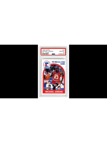 Michael Jordan 1989 Hoops All-Star #21 PSA 10 front