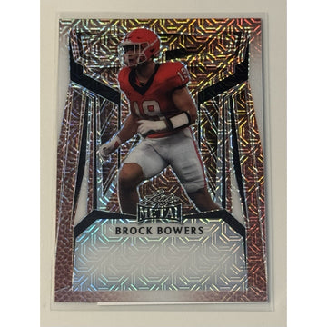1/1* Brock Bowers 2023 Leaf Metal Unsigned Pre-production Proof NCAA UGA/Raiders