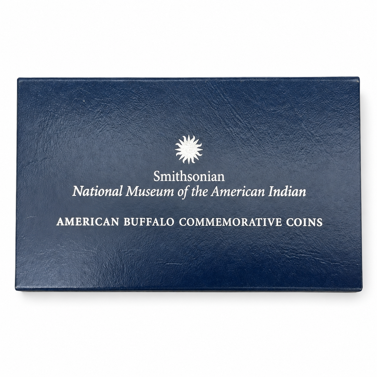 2001 American Buffalo Commemorative Silver Dollar two-coin set Smithsonian presentation box