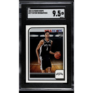 Victor Wembanyama RC 2023 Panini NBA Hoops NBA Spurs Rookie Card #277 - SGC 9.5*
