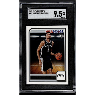 Victor Wembanyama RC 2023 Panini NBA Hoops NBA Spurs Rookie Card #277 - SGC 9.5*