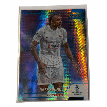 Jules Koundé 2021-22 Topps Stadium Club Chrome UEFA Prism Refractor #63