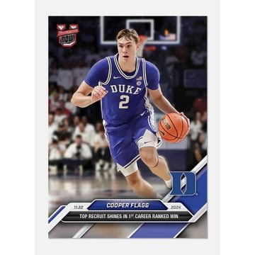 ONLY 6257 Printed Cooper Flagg RC 2024-25 Bowman U NOW #16 Duke NCAA Basketball
