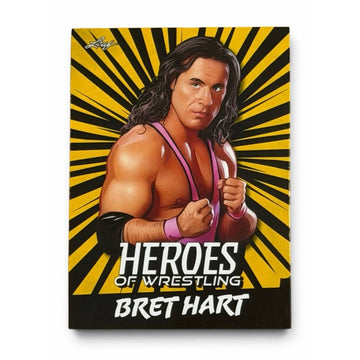 2023 Leaf Heroes of Wrestling Bret Hart B-1 WWE Hitman Wrestling Card