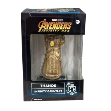 Marvel Avengers Infinity War Thanos Infinity Gauntlet replica with all six Infinity Stones in display box