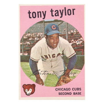 Tony Taylor 1959 Topps #62 MLB Chicago Cubs Vintage VG Raw Baseball Card
