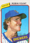 1975 Topps MLB Robin Yount Milwaukee Brewers rookie card #223 vintage collectible