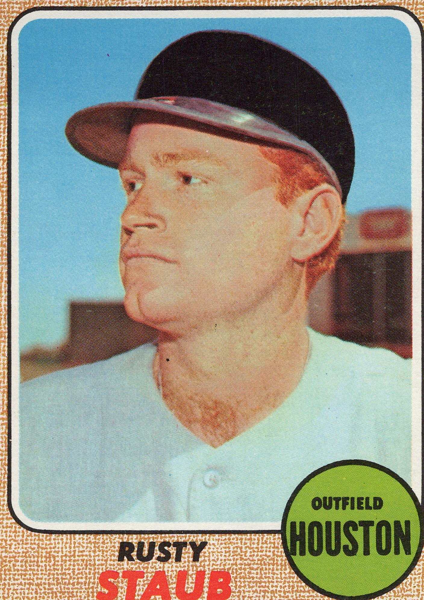 Rusty Staub Topps Rusty Staub 1969 Topps MLB Houston Astros Vintage Baseball Card Outfield