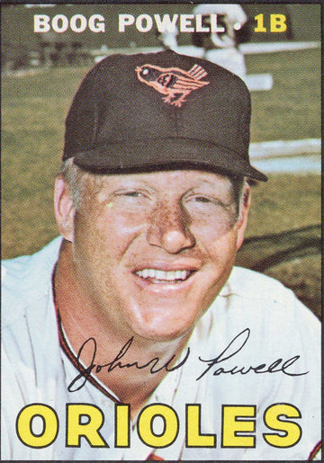 Boog Powell Topps Boog Powell 1971 Topps MLB Baltimore Orioles 1B Vintage HOF Power Hitter Card