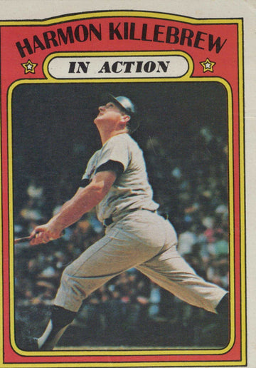 Harmon Killebrew 1971 Topps vintage Minnesota Twins MLB Hall of Fame baseball card in excellent condition