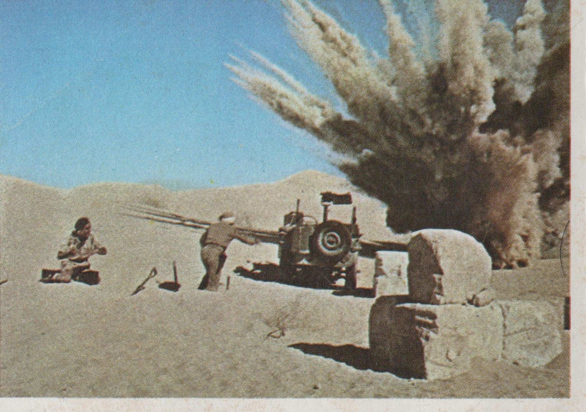 1966 Rat Patrol TV Show vintage trading card puzzle five condition collectible