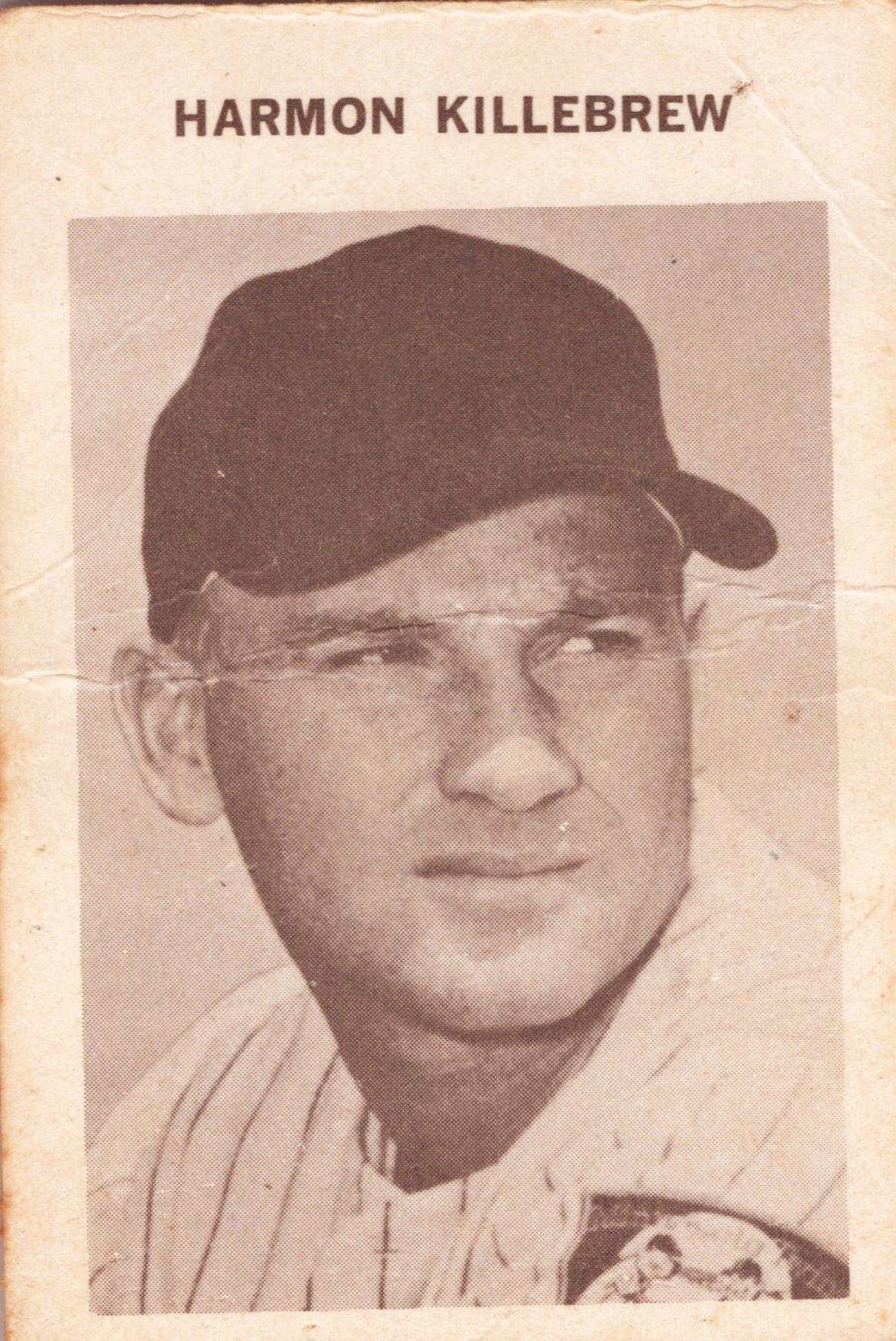 1960 MLB Harmon Killebrew Minnesota Twins vintage baseball card HOF legend home run hero
