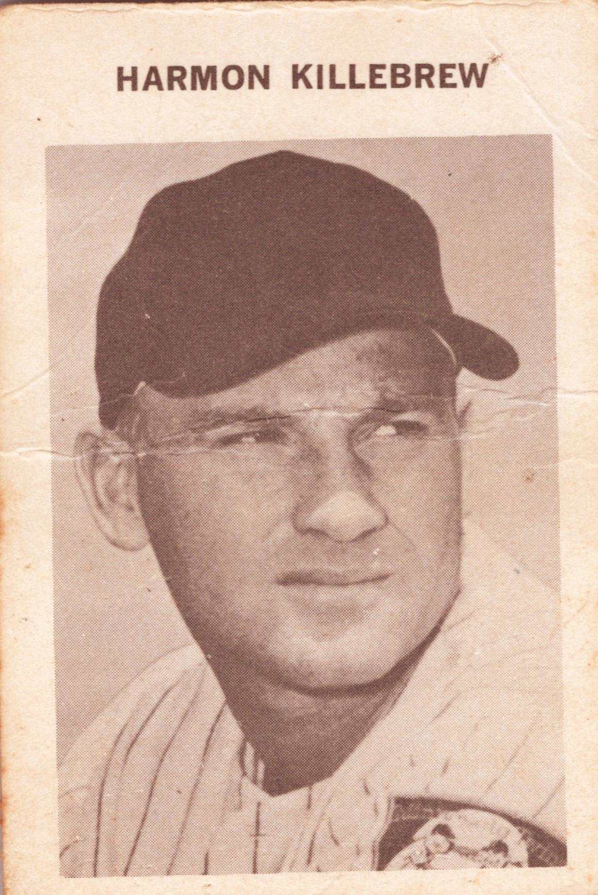 1960 MLB Harmon Killebrew Minnesota Twins vintage baseball card HOF legend home run hero