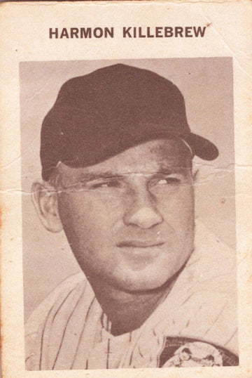 1960 MLB Harmon Killebrew Minnesota Twins vintage baseball card HOF legend home run hero
