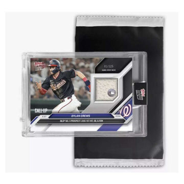 Dylan CREWS 2024 Topps Now Game-Used Base Relic baseball card #01/125 sealed