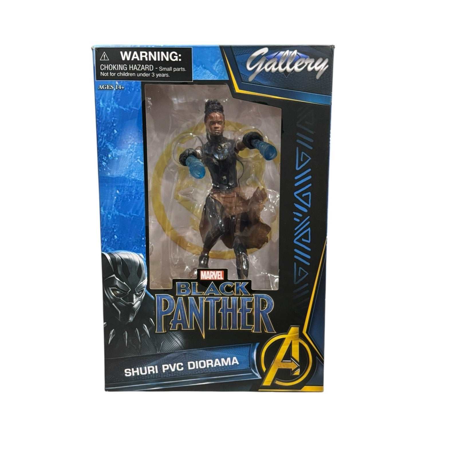 Marvel Gallery Black Panther Shuri PVC Diorama statue in original packaging by Diamond Select Toys