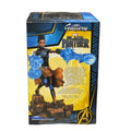 Marvel Gallery Black Panther Shuri PVC diorama statue with vibranium gauntlets on rocky base by Diamond Select Toys