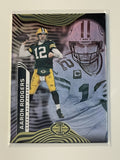 2022 Panini Illusions Aaron Rodgers* Refractor Base Card #33 GB Packers/NY Jets*