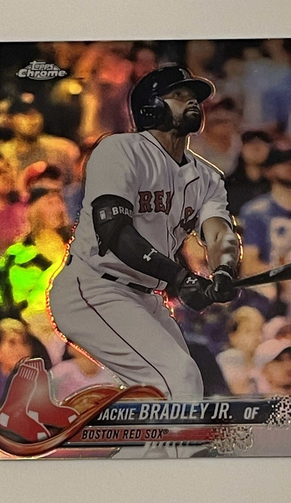 2018 Topps Chrome Jackie Bradley Jr #115 Boston REDSOX MLB JUST PULLED MINT!