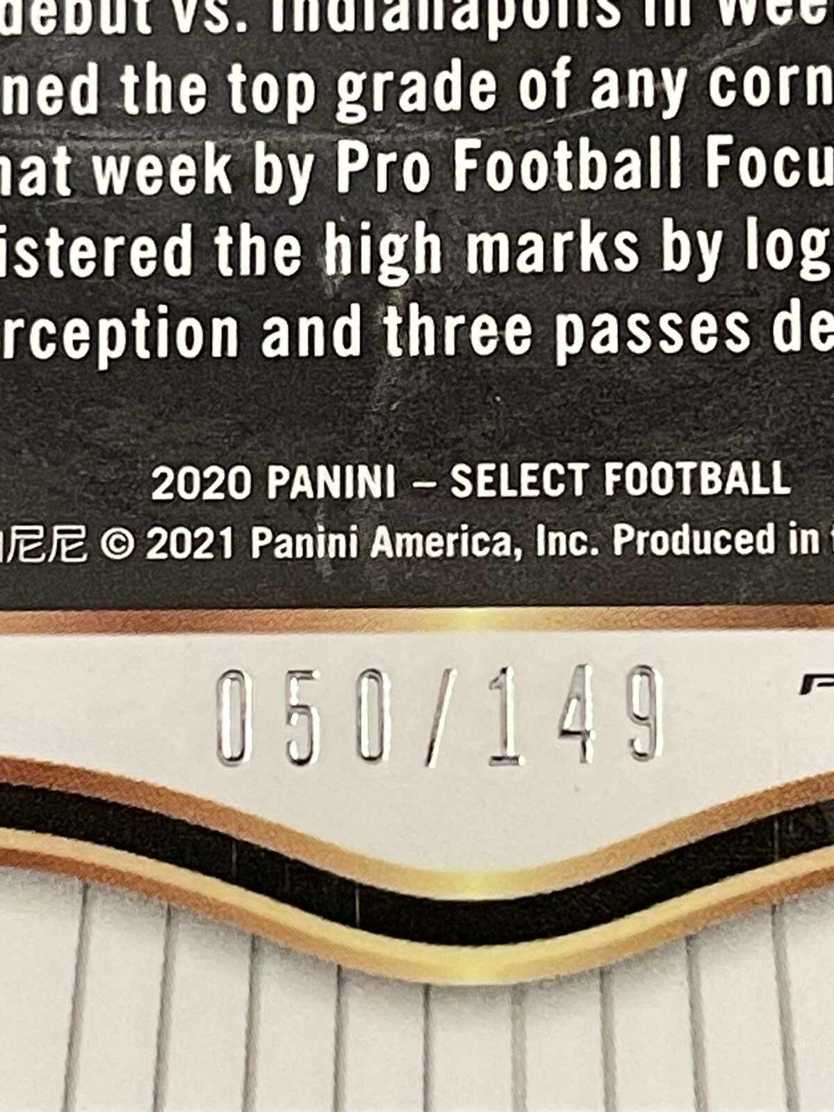 CJ Henderson 2020 Panini Select RC Premier Blue Prizm 50/149 Rookie #189 MINT