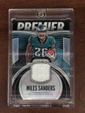 2019 Panini Prizm PJ-MSA Miles Sanders Premier Jerseys Rookie Patch Silver Prizm