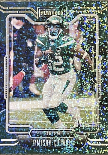 2021 Playbook Sparkle Jamison Crowder NFL Parallel Card #86 NFL NY Jets Football