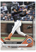 2025 Topps NOW Francisco Lindor #234 New York Mets MLB Baseball Blast Both Sides