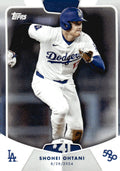 50/50 LIMITED EDITION! Shohei Ohtani MLB LA Dodgers 2024 TOPPS NOW Season #SB 41