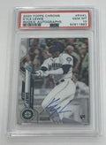 Kyle Lewis 2020 Topps Chrome RC Auto PSA 10 Gem RA-KL Rookie Autograph -Mariners