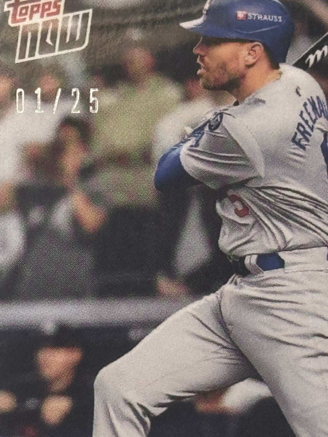 2024 Topps NOW Freddie Freeman Dodgers World Series 12 RBIs limited edition baseball card