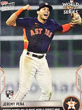 Jeremy Pena 2022 Topps Now World Series MVP Rookie Card Houston Astros