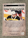 2021 SKYBOX METAL UNIVERSE CHAMPIONS SHANE WRIGHT METALIZED RC #116 NHL Seattle